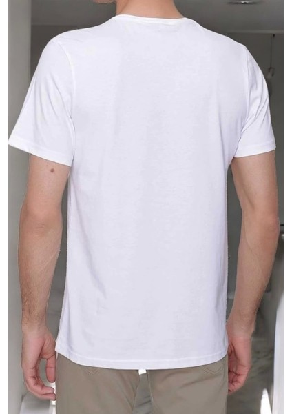 Unisex Beyaz Basic T-Sihrt modelleri