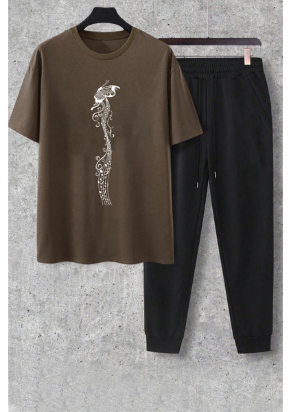 Unisex Butterfly Song Baskılı 2'li Eşofman Takımı