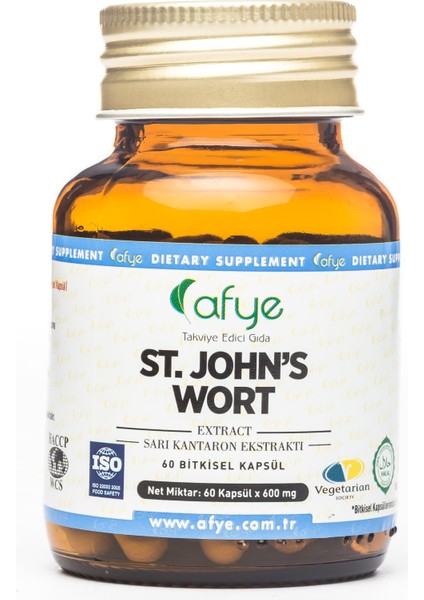 St. John S Wort ( Sarı Kantaron Ekstrat) 60 Kapsül