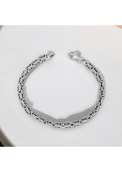 925 Ayar Gümüş Kare Bileklik 7 mm fiyatları