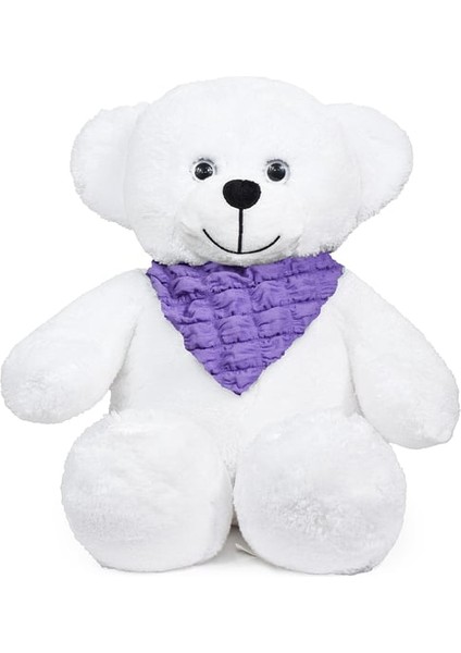 Pandamkee Fularlı Beyaz Peluş Ayıcık Sevimli ve Yumuşak Büyük Oyuncak Ayı fiyatları