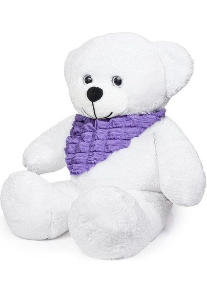 Pandamkee Fularlı Beyaz Peluş Ayıcık Sevimli ve Yumuşak Büyük Oyuncak Ayı fırsatları