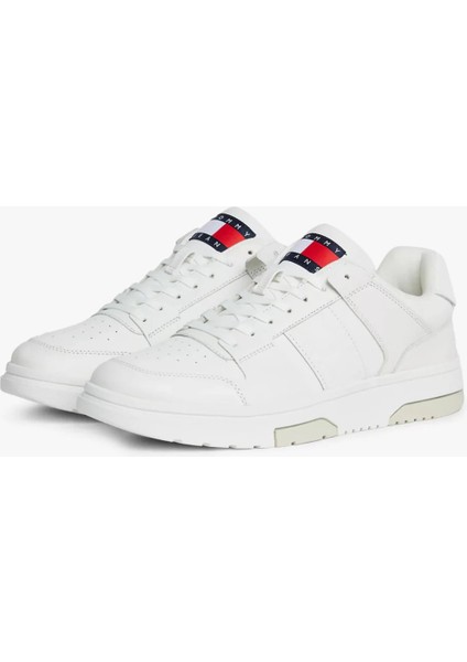 The Brooklyn Leather Colour-Blocked Erkek Sneaker EM0EM01283TCR