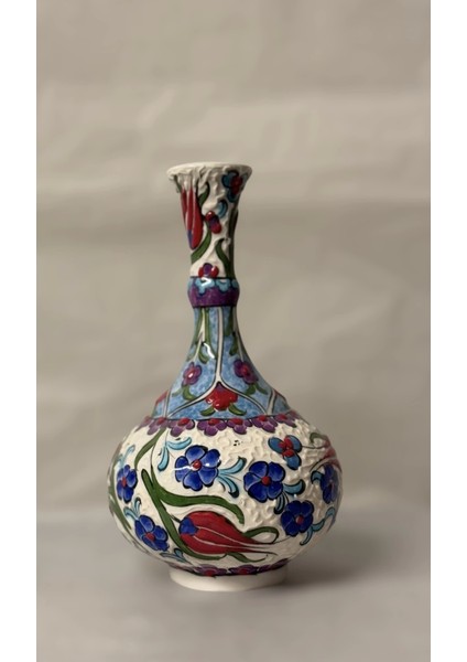 25 cm Lale Çini Vazo