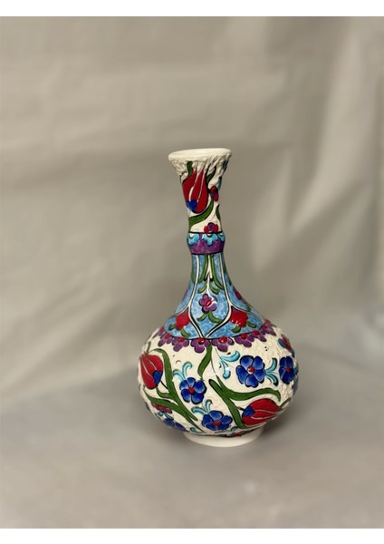 25 cm Lale Çini Vazo