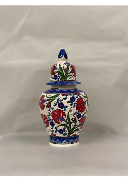 25 cm Çiçekli Küp