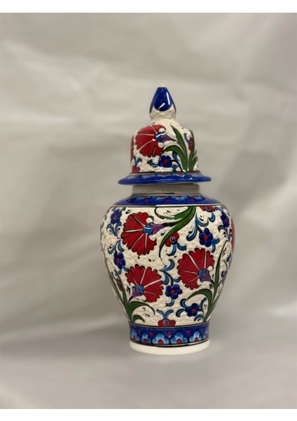 25 cm Çiçekli Küp