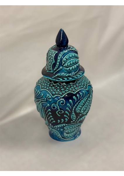 25 cm Kapaklı Küp
