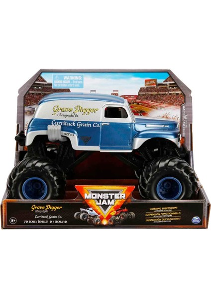 1:24 Monster Jam Die Cast Kamyon S22 - Grave Digger