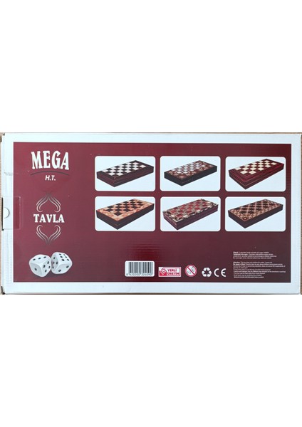 Lüx Ahşap Tavla