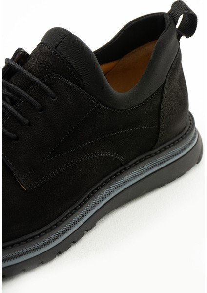 Klasik Siyah Nubuk Erkek Ayakkabı fırsatları