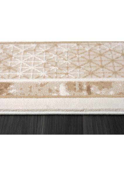 Troy Bej Halı Krem Halı Vizon Halı Kabartmalı Desenli Halı Yün Halı Yumuşak Kalın Halı Akrilik Tozuaz Halı Modern Geometrik Desenli Salon Halısı modelleri