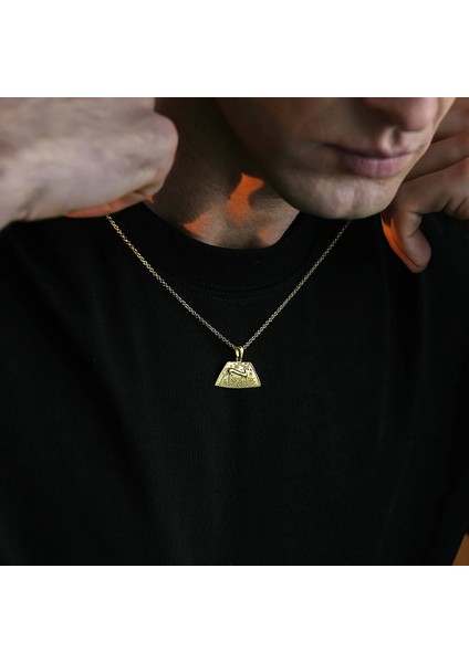 925 Ayar Gümüş Mitolojik Geyik Unısex Kolye