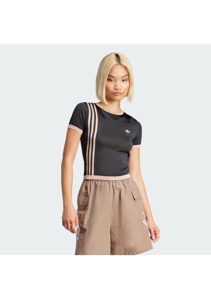 Originals JJ0960 Knitted 3-Stripes Short Tee