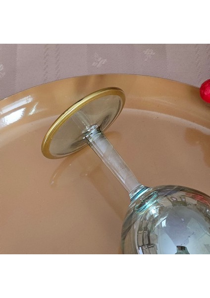 Yeşil Renkli Kahve Yanı Kadeh 1 Adet