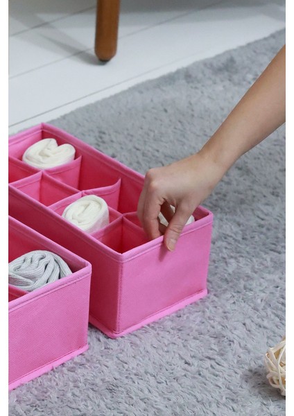 2'li 8 Bölmeli Çocuk Odası Dolap Çekmece Içi Çamaşır Çorap Düzenleyici Petek Akordiyon Organizer modelleri