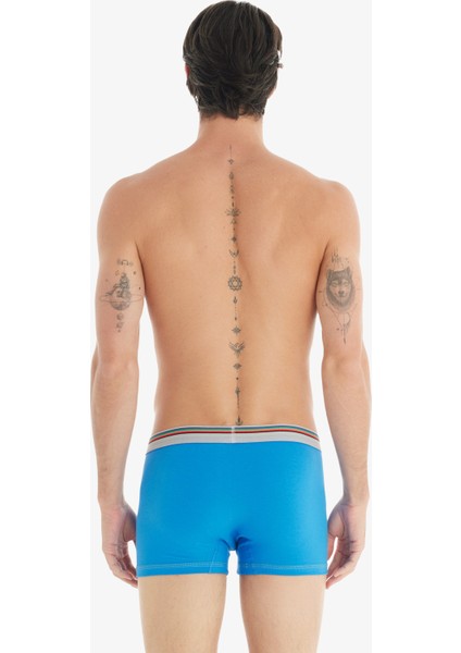 Erkek Pamuk Elastan Boxer Colours 9550 - Mavi fiyatları