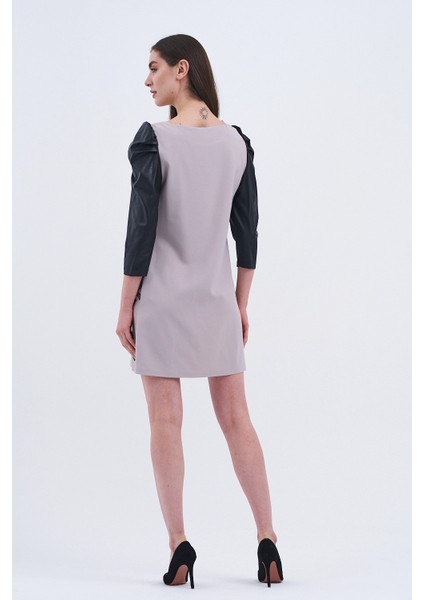 Trend Kadın Şık ve Modern Desenli Mini Elbise modelleri