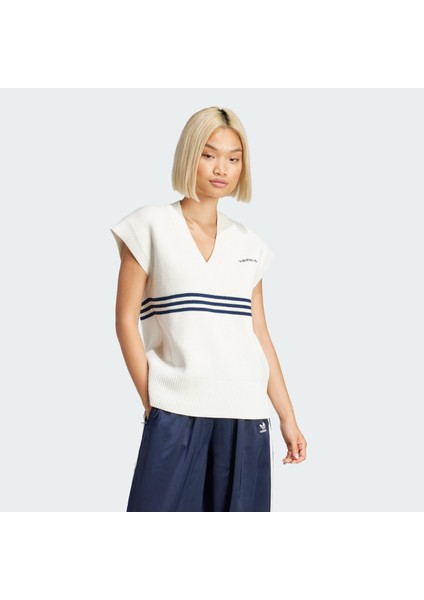 Originals JJ3486 3-Stripes Knitted Süveter