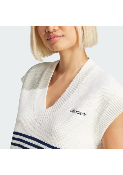 Originals JJ3486 3-Stripes Knitted Süveter fırsatları