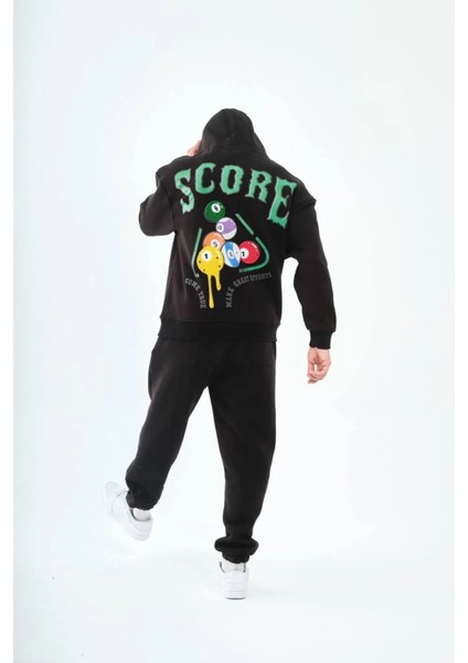 Sweat Score Baskı Siyah