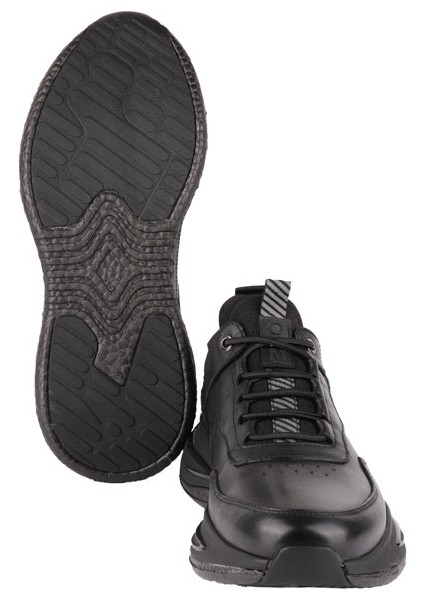 19314 Sıyah Sneaker Derı Ayakkabı fırsatları