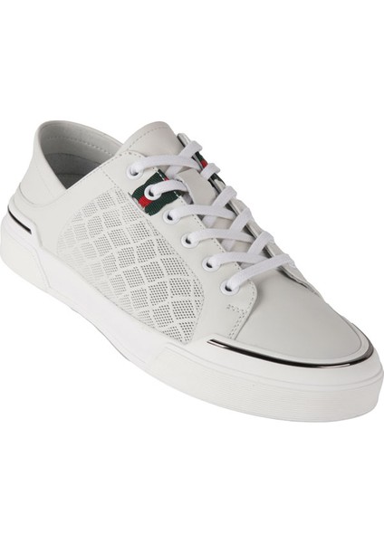 21296 K.beyaz Sneaker Derı Ayakkabı fiyatları