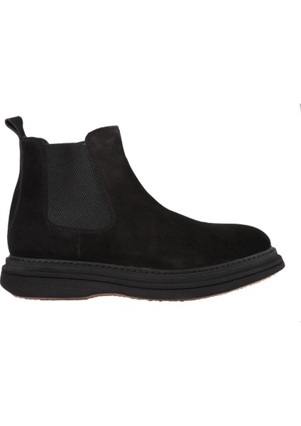 20304 Sıyah Suet Derı Bot