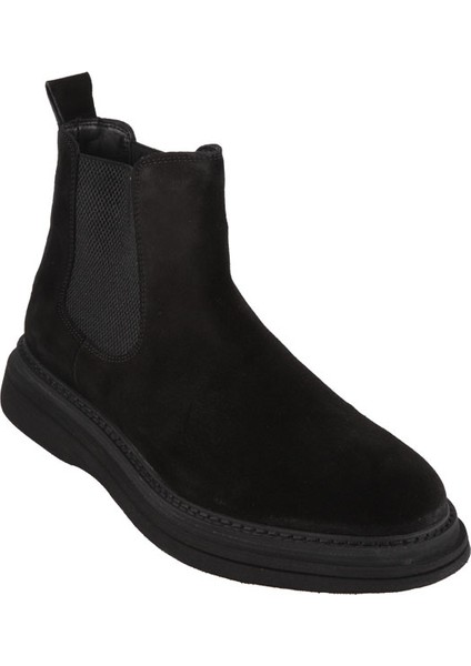20304 Sıyah Suet Derı Bot fiyatları