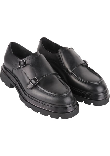 20236 Sıyah Loafer Derı Ayakkabı modelleri