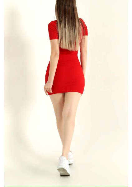 Polo Yaka Mini Elbise fırsatları