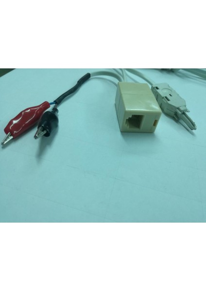 Ikili Krone Test Kablosu - RJ11 Dişi + Krokodil fiyatları