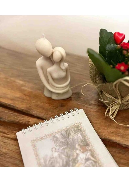 Alfagifts Aşkla Sarılan Sevgililer Mumu fiyatları