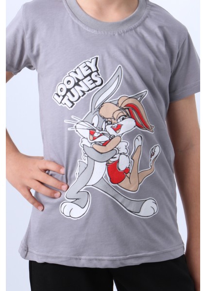 Erkek Çocuk Tshirt Karakter Baskılı Bisiklet Yaka F16 fırsatları