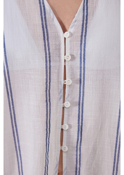Marissa Çizgili Kaftan