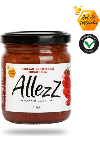 Baharatlı ve Balzamikli Domates Sosu