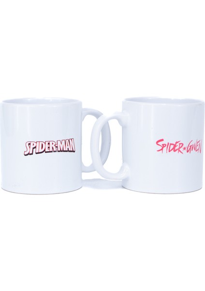 Home Seramik Kupa Bardak Ikili 350 ml Spiderman Kuromi Hello Kitty Melodi Temalı Hediyelik