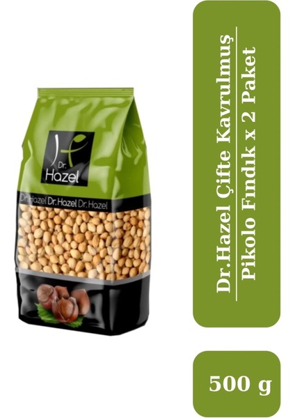Drhazel Çifte Kavrulmuş Pikola Fındık 500 G x 2 Paket