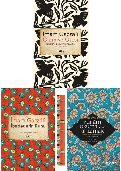 Ölüm Ve Ötesi / İbadetlerin Ruhu / Kuranı Okumak Ve Anlamak (3 Kitap) - İmam-ı Gazali