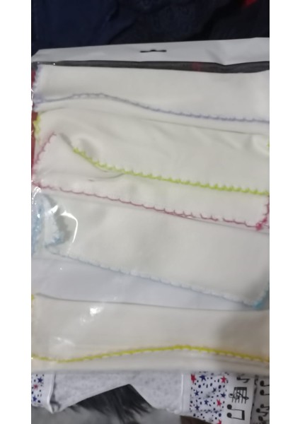 Bebek Ağız Mendili 5'li 2 Paket toplam 10 adet bebek ağız mendili