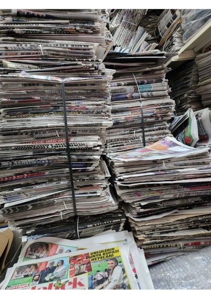 Bayi Çıkışlı Eski Gazete 10 kg Taşınma Gazete Kağıdı Ambalaj Kağıdı