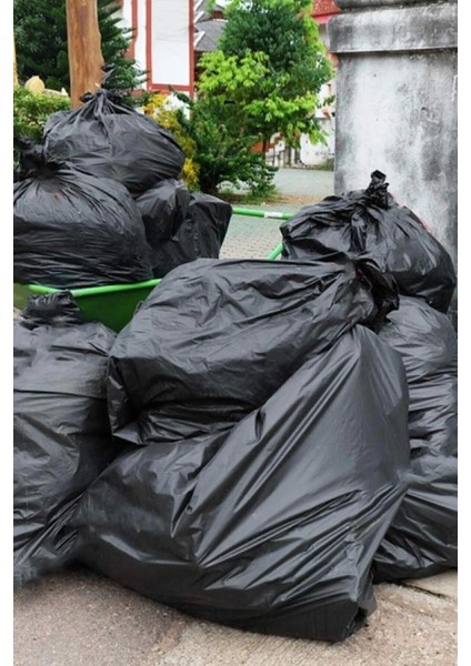 Siyah 120X150 cm 100 Adet Ekstra Büyük Taşıma Ambalaj Paketleme Poşeti Konteynır Çöp Torbası Poşeti
