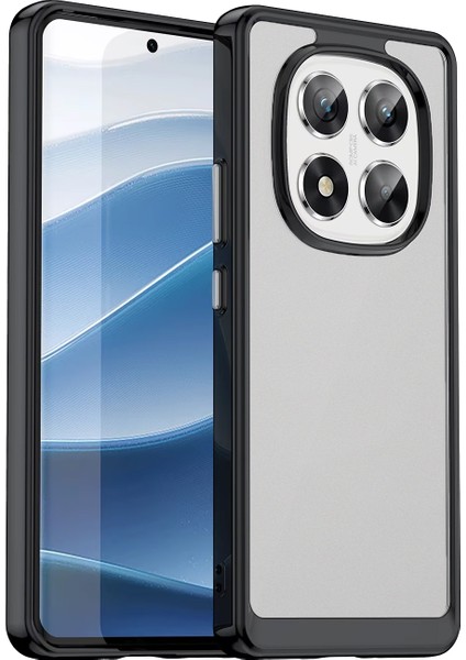 Xiaomi Redmi Note 14 Pro Plus 5g Luna Serisi Köşe Korumalı Sert Rubber Kılıf - AL3422 Siyah