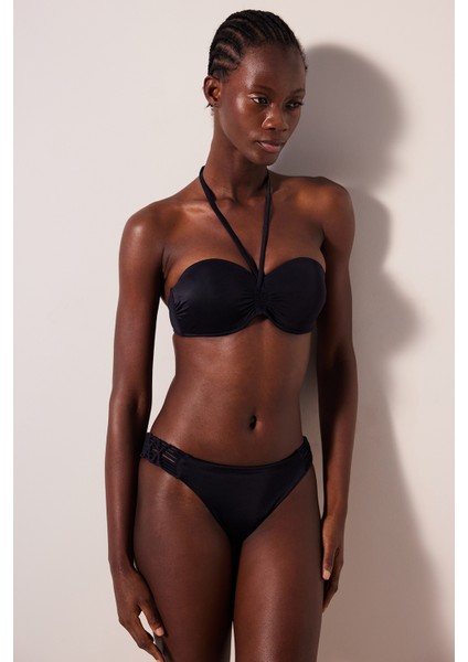 Basic Pop Siyah Bikini Üstü modelleri