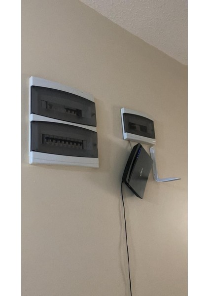 Askılı Sigorta Kutusu Elektrik Pano Düzenleyici Duvar Düzenleyici Dekoratif Beyaz Kutu Anahtarlık