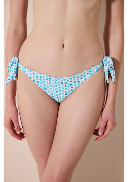 Drip Brazilian Dokulu Çok Renkli Bikini Altı