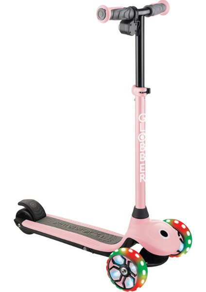 One K E-Motion 4 Plus - Işıklı Elektrikli Scooter - Pastel Pembe