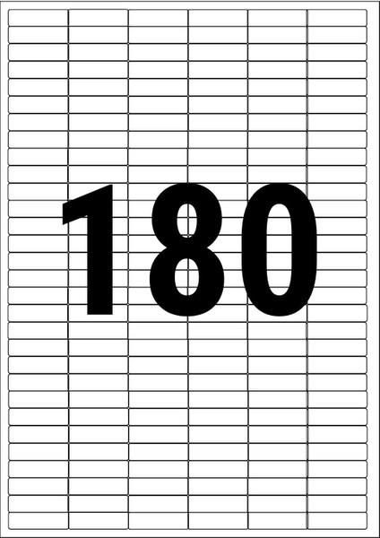 30x9mm Lazer Etiket | 1 Paket | 100 Sayfa | No: 180 | Ofis, Ambalaj, Etiketleme | Yapışkanlı fiyatları