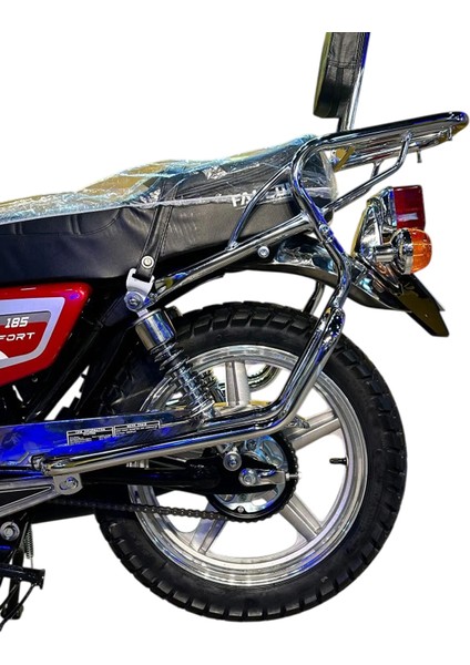 New Comfort 185 Benzinli Motosiklet - Kırmızı