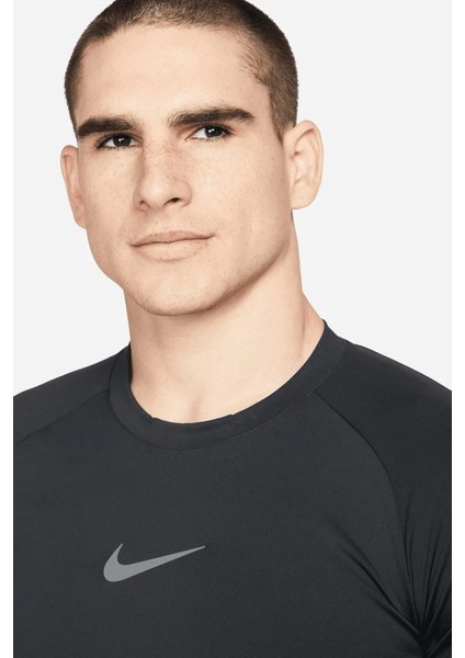 Pro Dri Fit Adv Athletic Tight Fit Training Body Kalın Sıkı Erkek Koşu Antrenman Üstü Sweatshirt Siyah modelleri
